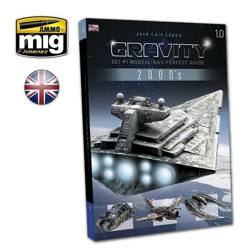 AMIG6110 Ammo Mig Книга GRAVITY 1.0 - Руководство по идеальному научно-фантастическому моделированию / Sci-Fi Modelling's Perfect Guide
