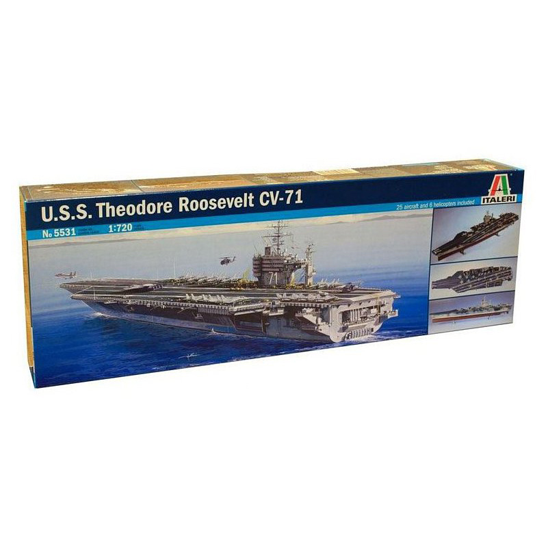 5531 Italeri 1/720 Авианосец U.S.S. Theodore Roosevelt CV-71