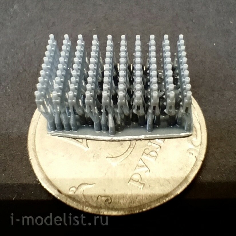 DMS-35226 ДМС 1/35 Вилка тяги, 100 шт, 3,8*1,25*0,6 мм