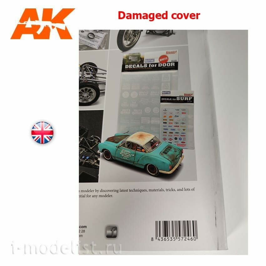AK283 AK Interactive Книга на испанском языке CIVIL VEHICLES SCALE MODELLING F.A.Q