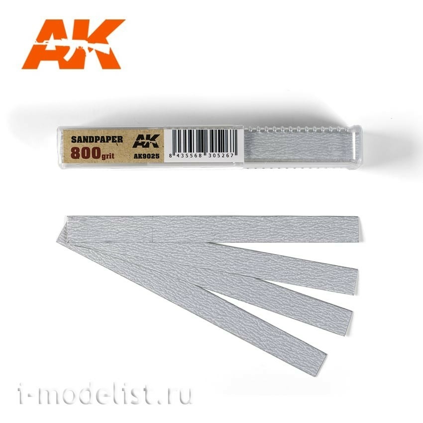AK9025 AK Interactive Комплект наждачных полос (gr800)