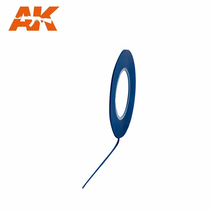 AK9181 AK Interactive Клейкая лента для изгибов, 1 мм / MASKING TAPE FOR CURVES 1MM