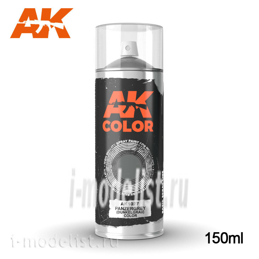 AK1027 AK Interactive Панцергрей (Dunkelgrau), спрей, 150 мл