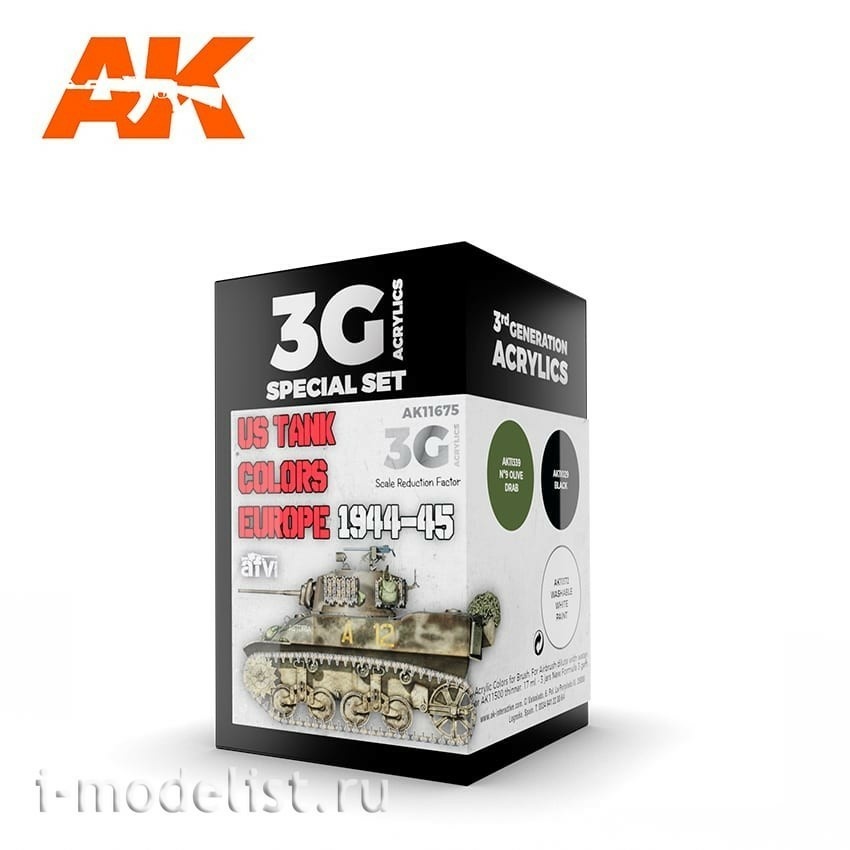 AK11675 AK Interactive Набор акриловых красок 