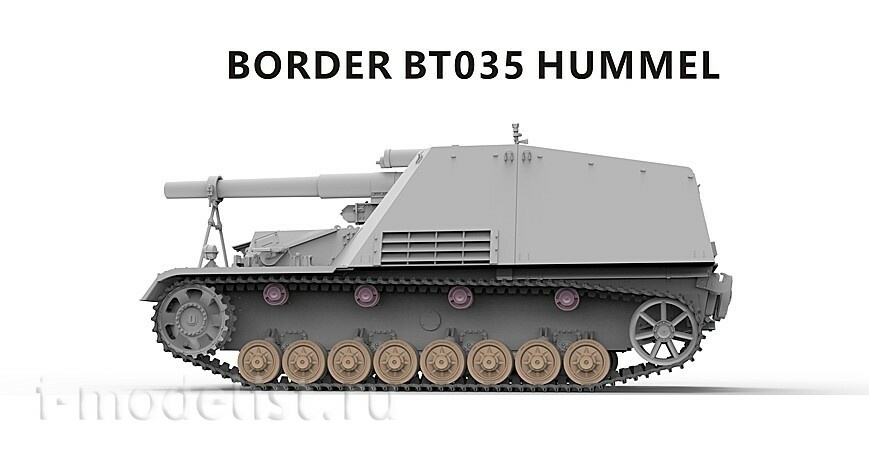 BT-035 Border Model 1/35 Немецкая САУ 15 см s.FH 18/1 Hummel Sd. Kfz. 165 (поздняя)
