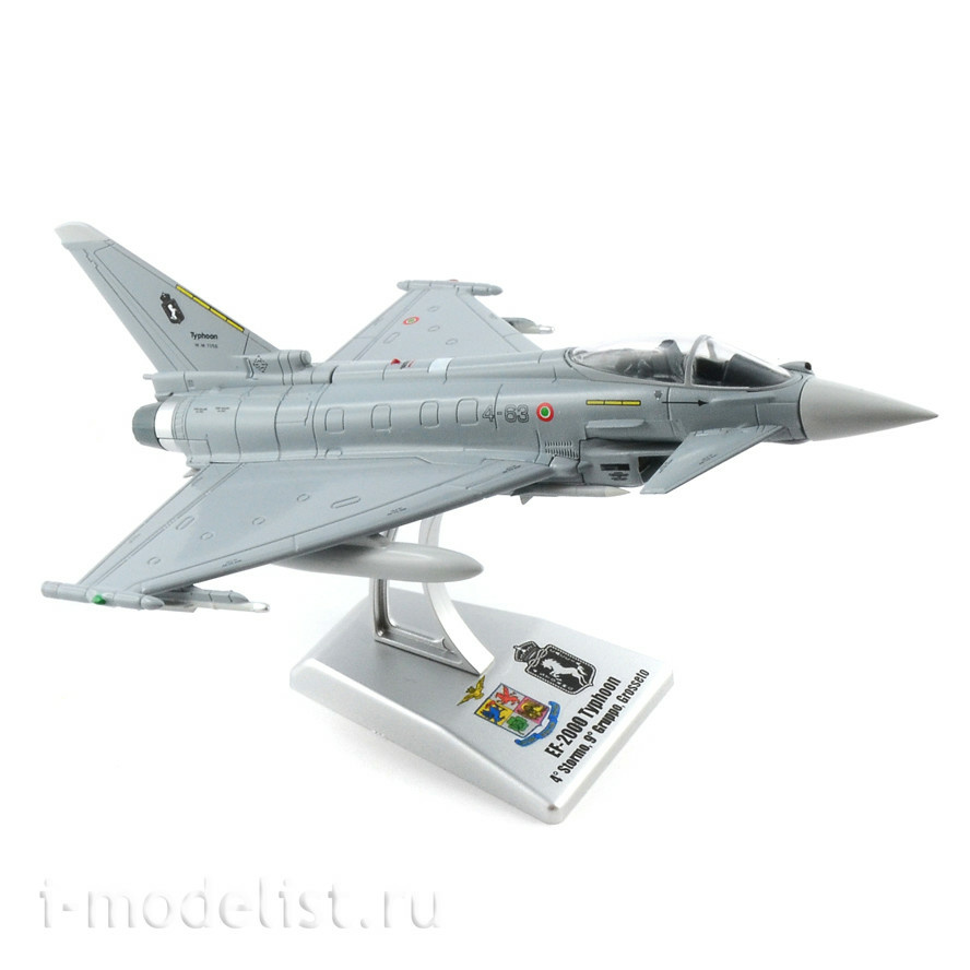 48216 Italeri 1/100 Самолёт EF-2000 Typhoon 9° Gruppo Grosseto AM