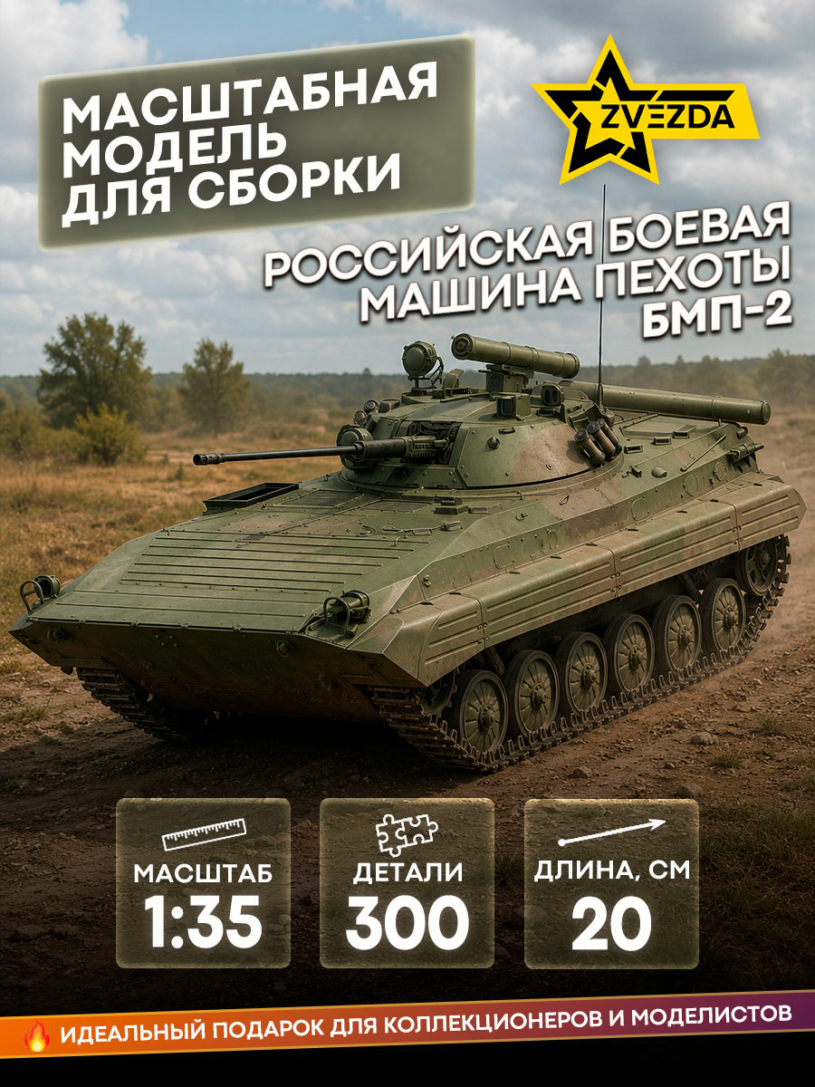 3554 Звезда 1/35 Российская боевая машина пехоты БМП-2
