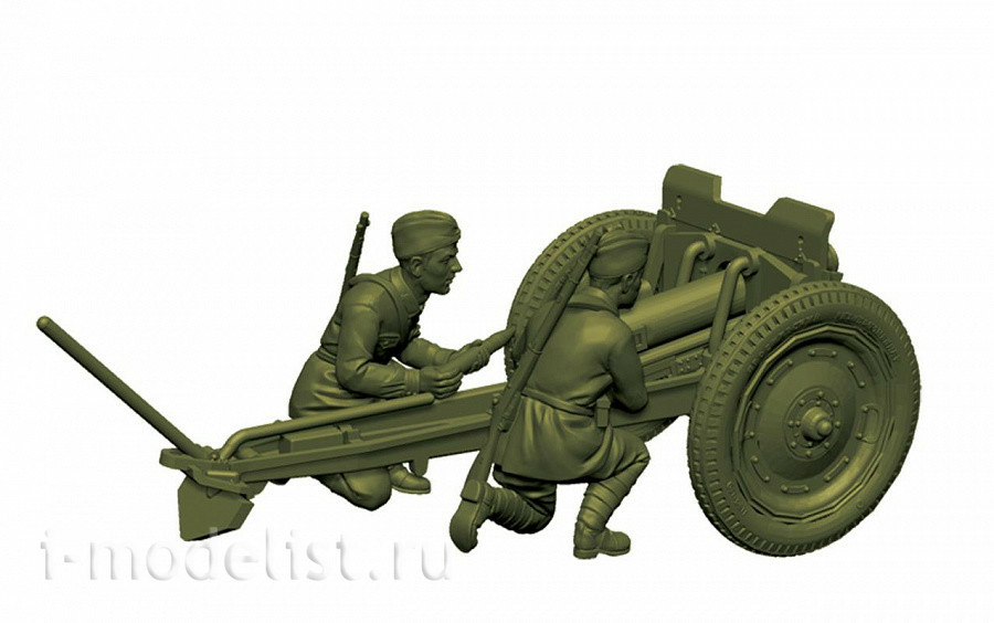 6145 Звезда 1/72 Советская 76-мм полковая пушка