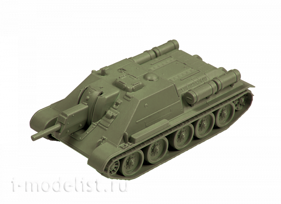 6281 Звезда 1/100 Советская самоходная артиллерийская установка СУ-122