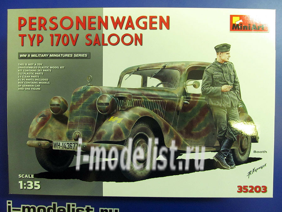 35203 MiniArt 1/35 Немецкий автомобиль TYP 170V SALOON