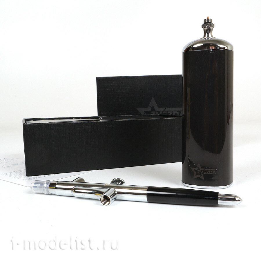 MW-9009A MANWAH Аэрограф + беспроводной портативный аккумуляторный воздушный компрессор (серебристый)