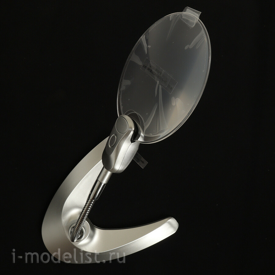 MW-2141-B MANWAH Лупа 4-кратная с подсветкой (на подставке)