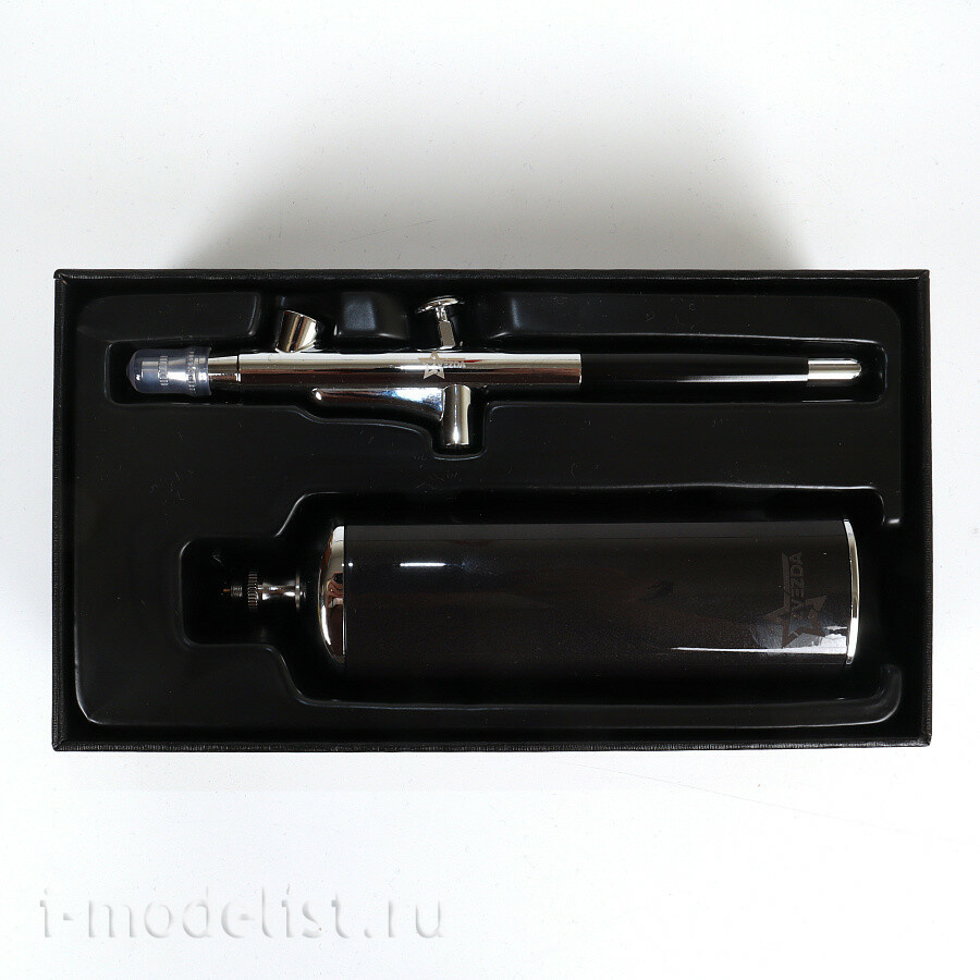 MW-9009A MANWAH Аэрограф + беспроводной портативный аккумуляторный воздушный компрессор (серебристый)