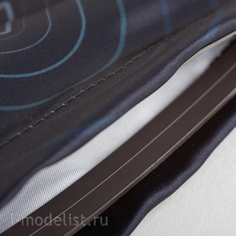 1193 Звезда Тканевый мешок с печатью (чёрный), 15*15, на магнитной застёжке