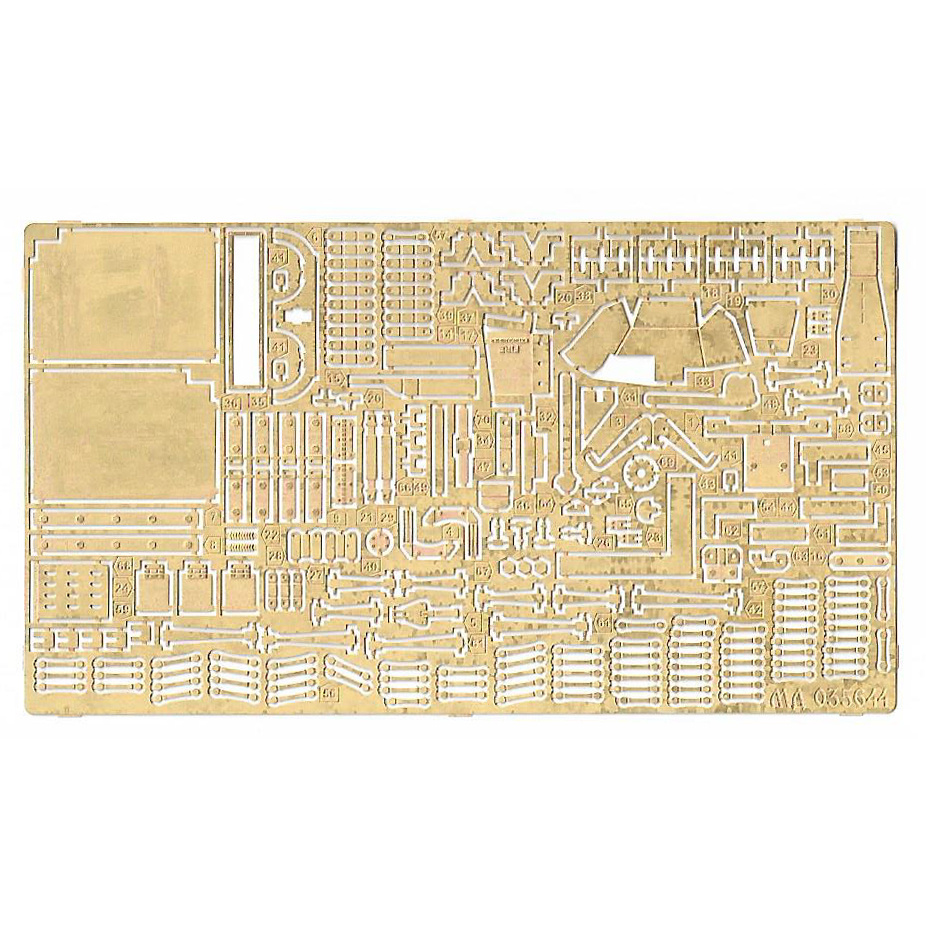 035644 Микродизайн 1/35 Набор фототравления на Bradley M2A4 IFV (Magic Factory)