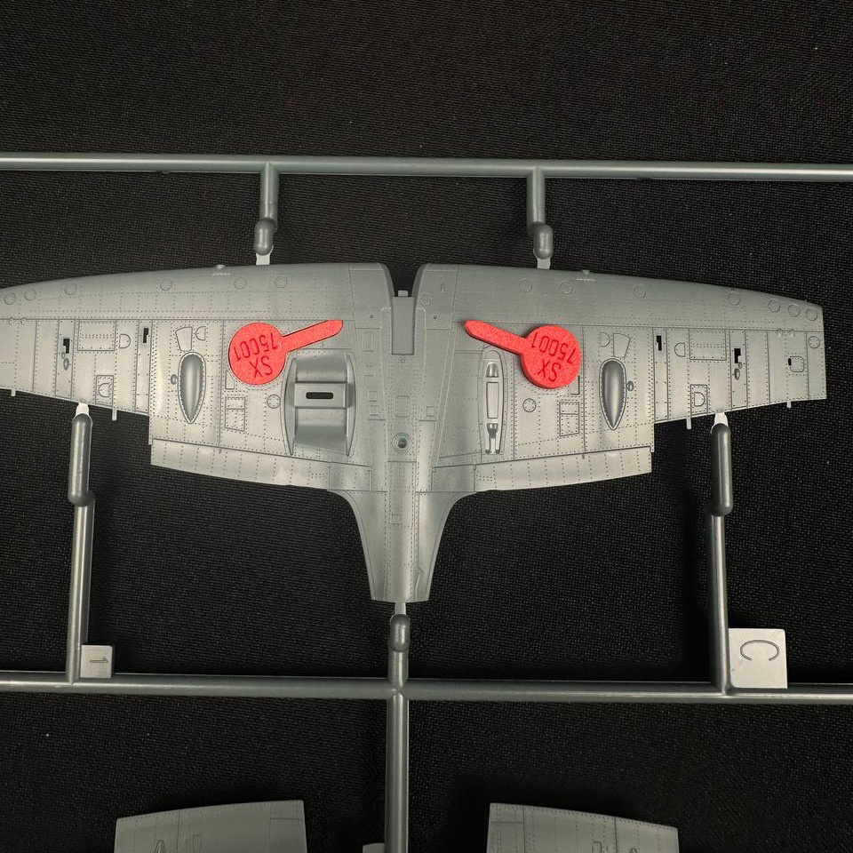 75001 SX-Art 1/72 Заглушки ниш для Spitfire Mk.Vb (Eduard)