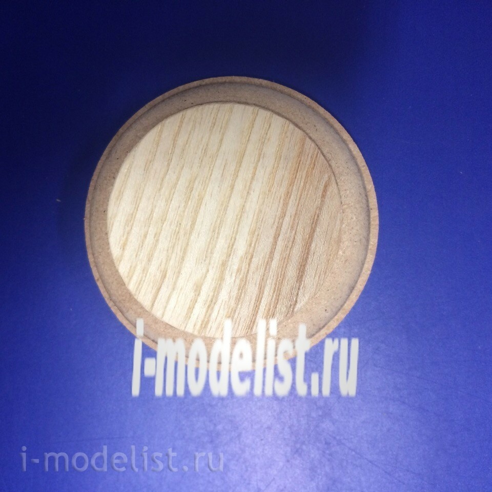 PL18 Plate Подставка для миниатюры (не покрытая) круглая Основание - 6 см., верхушка - 4,5 см.