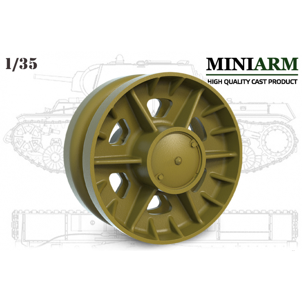 35224 Miniarm 1/35 КВ-1/7/8/9 Опорные катки (Обр. 41-42 г)