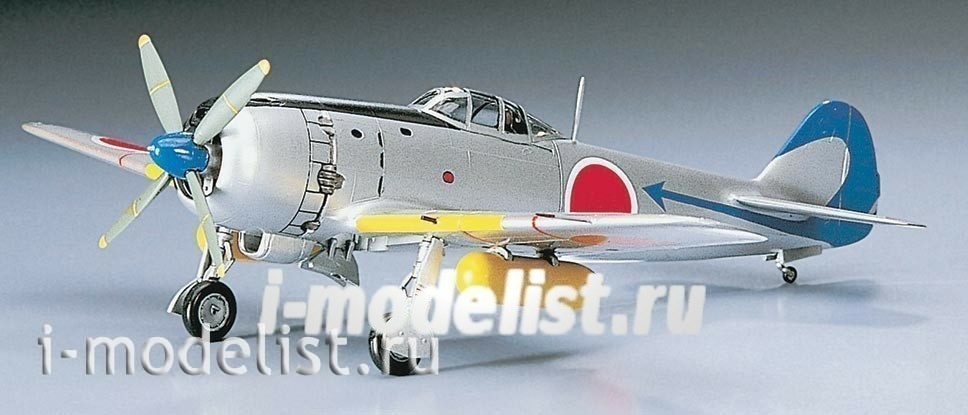 00134 Hasegawa 1/72 Самолёт Nakajima Ki84 Hayate (FRANK)