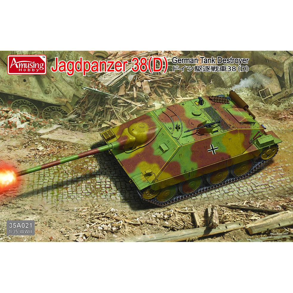 35A021 Amusing Hobby 1/35 Самоходное орудие Jagdpanzer 38(D)