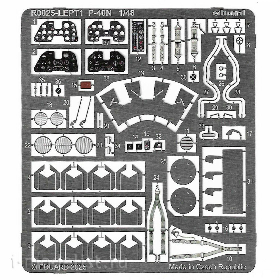 R0025 Eduard 1/48 Двойной комбо-набор P-40N Warhawk Royal Class