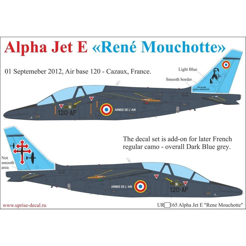 UR72165 UpRise 1/72 Декали для Alpha Jet E 