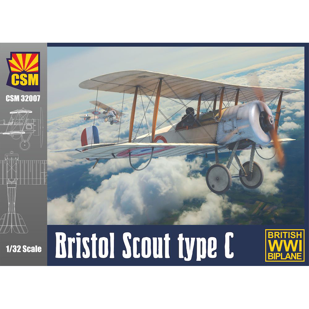 CSM32007 Copper State Models 1/32 Биплан Bristol Scout тип C