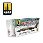 AMIG7234 Ammo Mig Набор акриловых красок ВВС США в пустыне и Арктике / USAF Aggressors Desert & Artic