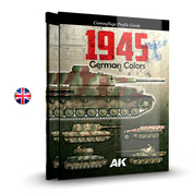 AK403 AK interactive Книга Немецкие цвета 1945 года. Руководство по камуфляжу / 1945 German Colors. Camouflage Profile Guide