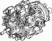 4035 CMK 1/48 BMW 801 add-on Kit - German engine of WW II