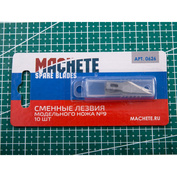 0626 MACHETE Replacement blade of model knife No. 9, 10 pcs.