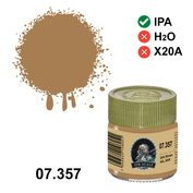 07.357 Jim Scale Alcohol paint color DAK Brown (RAL 8020), 10 ml.