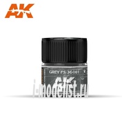 RC243 AK Interactive Краска акриловая  Grey FS 36081 10ml / Темно-баклажановый серый FS 36076 10 мл