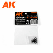 AK9004 AK Interactive Резиновые кольца для аэрографа AK9000, 20 шт.