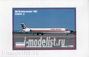 144111-3 Восточный экспресс 1/144 Авиалайнер MD-80 ранний TWA (Limited Edision)