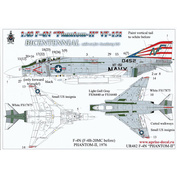 UR482 SUNRISE 1/48 Decal for F-4N PHANTOM-II VF-151 Bicentenial for Academy kit, without tech. inscriptions
