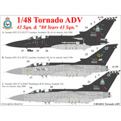 URS4811 UpRise 1/48 Декали для Tornado ADV 43 Sqn & 