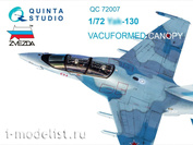 QC72007 Quinta Studio 1/72 Набор остекления для модели Yakovlev-130 с дет.шнуром (для модели фирмы Звезда)