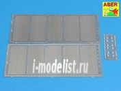 25 011 1/25 Aber photo etched parts for Side skirts for Panther G/Jagdpanther