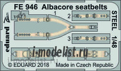 FE946 Eduard 1/48 photo-etched Albacore belts, steel