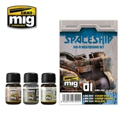 AMIG7444 Ammo Mig Набор для везеринга космических кораблей / Spaceship Sci-Fi Weathering Set