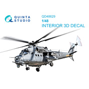 QD48629 Quinta Studio 1/48 3D Декаль интерьера кабины Mu-35 (Трубач)