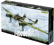 L4808 Great Wall Hobby 1/48 German tactical reconnaissance aircraft Fw 189A-1 UHU (on ski chassis - 
