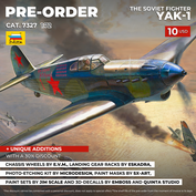 7327 Zvezda 1/72 Pre-order  Советский истребитель Як-1 27-92 серии