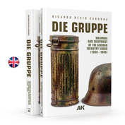 АК130025 AK Interactive Книга Die Gruppe – Вооружение и экипировка немецкого пехfromного подразделения / Weapons and Equipment of the German Infantry Squad (1939 – 1945)