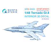 QDS+48263 Quinta Studio 1/48 3D Декаль интерьера кабины Tornado GR.4 (Revell) (малая версия) (с 3D-печатными деталями)