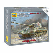 6204 Звезда 1/100 Тяжелый немецкий танк «Королевский тигр»
