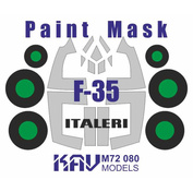M72 080 KAV Models 1/72 Окрасочная маска на F-35A (Italeri/Звезда)