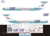 I62-008 1/144 Scales Ascensio Decal plane Ilyshin Il-62M (Sakhalinskie Aviatrassy)