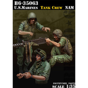 B6-35063 Bravo-6 1/35 U.S. Marines Tank Crew 'Nam / US Marine Corps Tank Crew in Vietnam